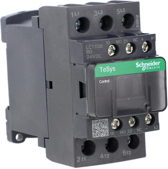 Schneider Electric TeSys Industrielles Relais Strom 3 Kontakte 24V LC1D38BD