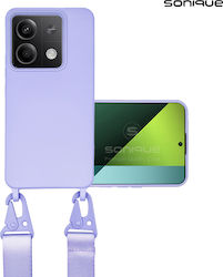 Sonique Strap Back Cover Σιλικόνης 0.5mm με Λου...