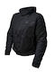 Winger Ανδρικό Μπουφάν Μηχανής Softshell 4 Εποχών Μαύρο