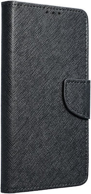 Wallet Silicone / Leather Black (SAMSUNG A55)