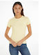 Tommy Hilfiger Essential Femeie Tricou Yellow