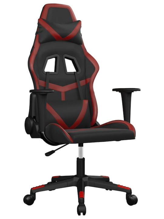 vidaXL 3143672 Καρέκλα Gaming Δερματίνης Μαύρο / Κόκκινο