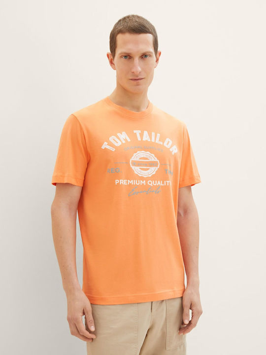 Tom Tailor Тениска Оранжев