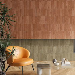 Marca Corona Placă Perete Interior Porțelanat Mat 24x6cm Rosso