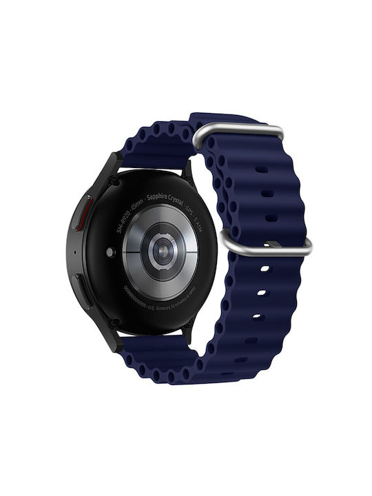 Watchband Armband Silikon Marineblau ()