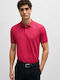 Hugo Boss Pallas Men's Short Sleeve Blouse Polo fuchsia