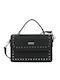 Doca Damen Tasche Crossbody Schwarz