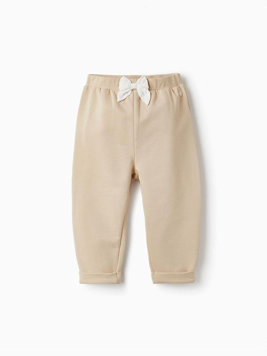 Zippy Kids Sweatpants Light Beige 1pcs