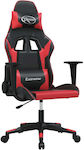 vidaXL 3143688 Gaming Chair with Adjustable Arms Black / Red