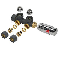 LuxeBath Manual Thermostatic Radiator Valve for Radiator Body 1pcs