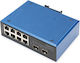 Digitus DN-651147 Unmanaged L2 PoE Switch με 8 Θύρες Gigabit (1Gbps) Ethernet και 2 SFP Θύρες