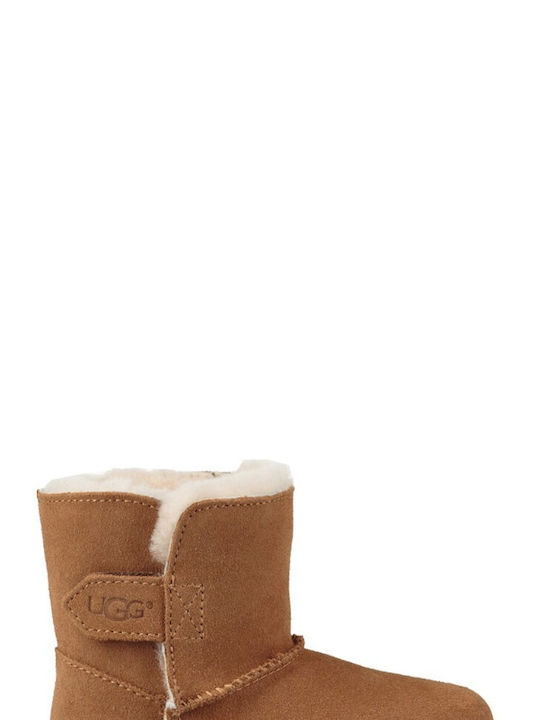 Ugg Australia Δερμάτινα Παιδικά Μποτάκια Ταμπά