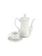 WM Collection Σετ Τσαγιού με Κούπα από Πορσελάνη Λευκή 1350ml 9τμχ
