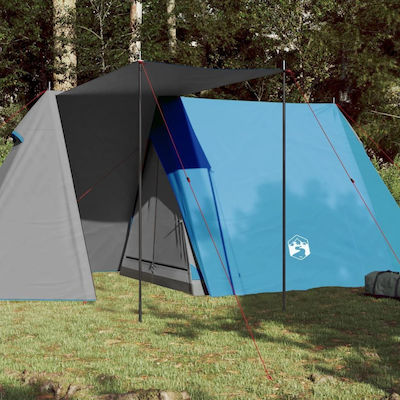 vidaXL Σκηνή Camping Μπλε για 3 Άτομα 465x220x170εκ.