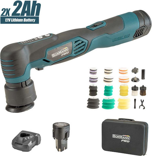 Bormann Pro BCP3850 Rotary Polisher 12V 2x2Ah with Speed Control