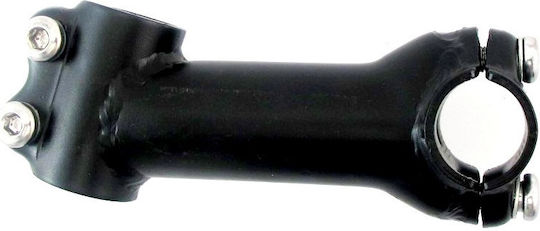 Steel Bicycle Handlebar Stem Ahead 95mm Ø25.4mm Black