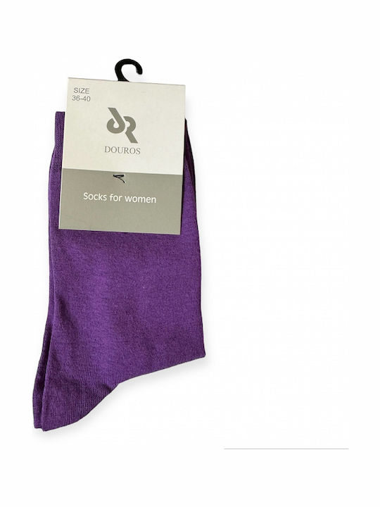 Douros Socks Γυναικείες Κάλτσες Μωβ