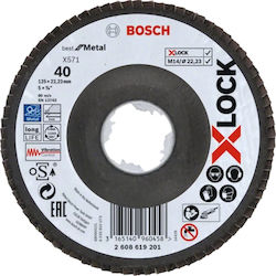 Bosch X-lock X571 Best Δίσκος Λείανσης Μετάλλου 125mm