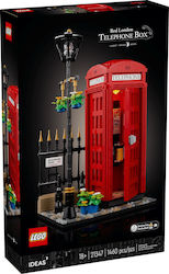Lego Ideas Red London Telephone Box for 18+ Years