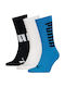 PUMA Logo Athletic Socks Black 3 Pairs