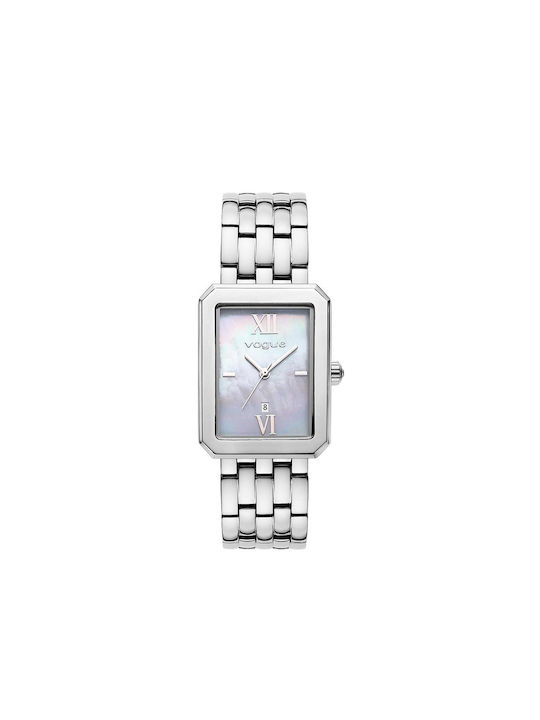 Vogue Uhr mit Silber Metallarmband