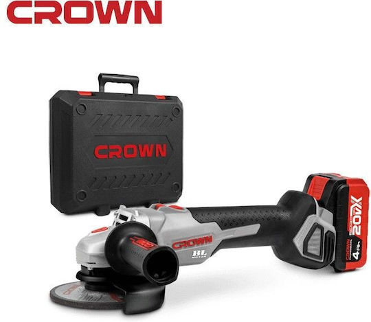 Crown CT23001-125HX-4 BMC Ъглошлайф 125мм На батерия
