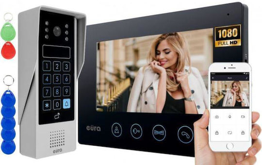 Delta VDP-90A3 Комплект За Видеодомофон Wi-Fi Черен