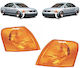 Front Turn Signal Light For Vw Passat 3b 96-00 Orange 2 Pieces Tyc