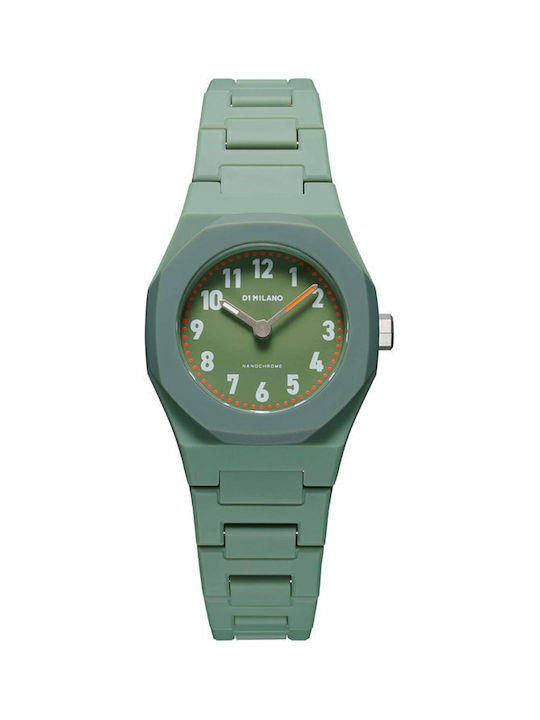 D1 Milano Watch Battery in Green Color