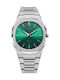 D1 Milano Men's Watch 40mm Battery with Silver Metal Bracelet