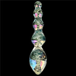 Lovetoy Glow Γυάλινο Dildo 16.3cm