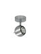 Gekas Single Spot with Socket GU10 in Silver Color