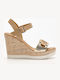 Anatomische Damenplattformen Beige