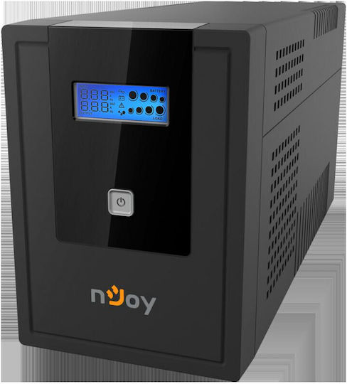 NJOY Cadu 1500 UPS Line-Interactive 1500VA 900W with 4 Schuko Outlets