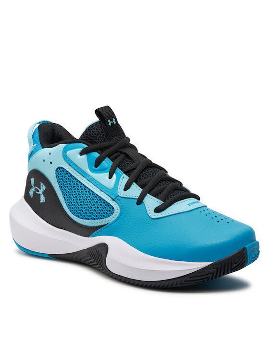 Under Armour Lockdown 6 High Basketball Shoes Blue