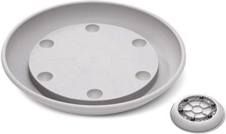 Atmosphera Farfurie Pot Plastic Granit Roți 30x30buc 04.0930