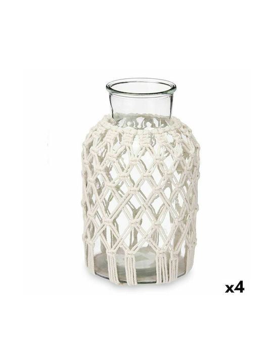 Gift Decor Decorative Vase White 18.5x18.5x30.5cm