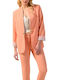 Derpouli Women's Blazer Coral