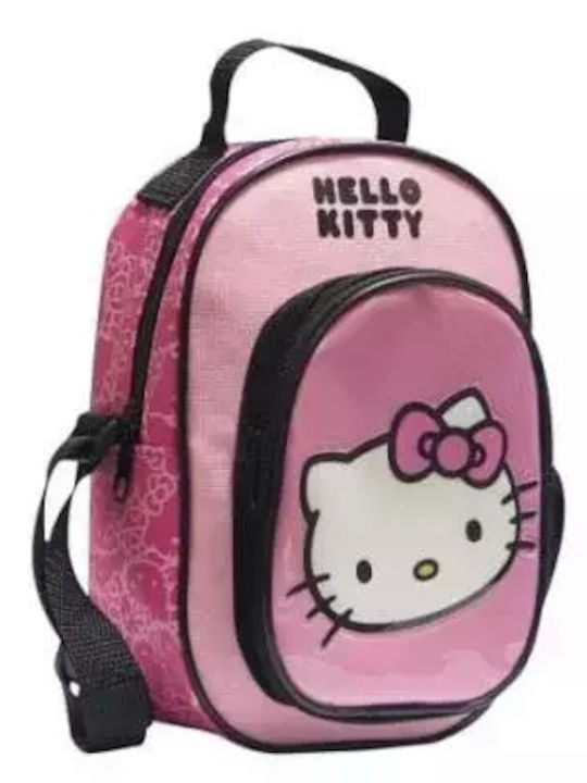 Hello Kitty Σχολική Τσάντα Ώμου Νηπιαγωγείου Ροζ