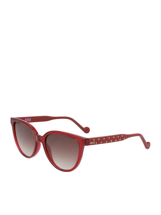 Liu Jo Unisex Sunglasses with Burgundy Plastic ...