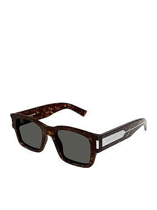 Ysl Herren Sonnenbrille mit Braun Schildkröte K...