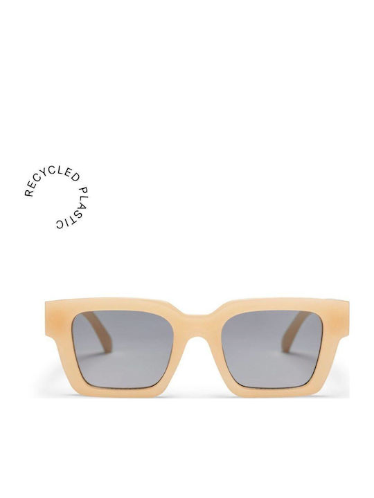 Chpo Unisex Sunglasses with Beige Plastic Frame...