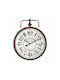 Wall Clock Metallic Brown Ø55cm