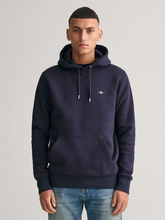 Gant Sweatshirt with Hood Blue