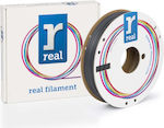 Real Filament Tough PLA 3D-Drucker Filament 1.75mm Gray 0.5kg