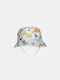 Alouette Παιδικό Καπέλο Bucket Υφασμάτινο Δεινόσαυρους Λευκό