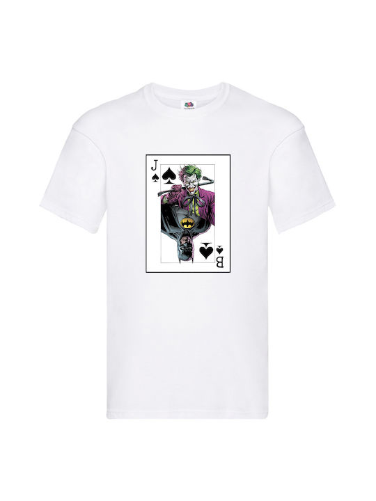 Fruit of the Loom Batman Joker Original T-shirt Batman Weiß Baumwolle