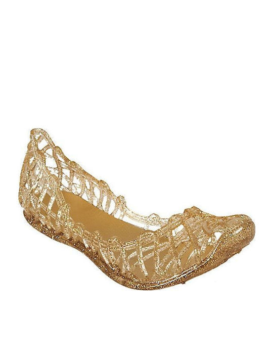 Mitsuko Children's Beach Shoes Gold