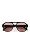 Oscar & Frank Unisex Sunglasses with Black Plastic Frame and Black Lens 051BL-MONOCHROME-ORGANIC-PHOTOCHROMIC