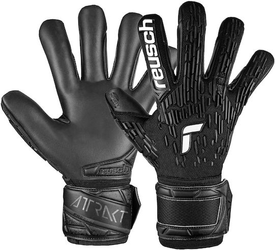Reusch Attrakt Freegel Infinity Finger Support Голмански ръкавици за Възрастни Черен